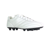 Thumbnail for RYAL scarpe calcio artigianale pelle tacchetti fissi 75 ANNI FG TECH BIANCO