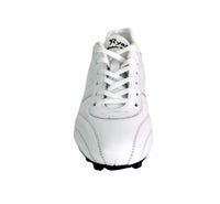 Thumbnail for RYAL scarpe calcio artigianale pelle tacchetti fissi 75 ANNI FG TECH BIANCO