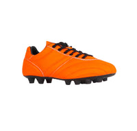 Thumbnail for RYAL scarpe calcio artigianale tacchetti fissi 75 ANNI FG TECH ARANCIO FLUO
