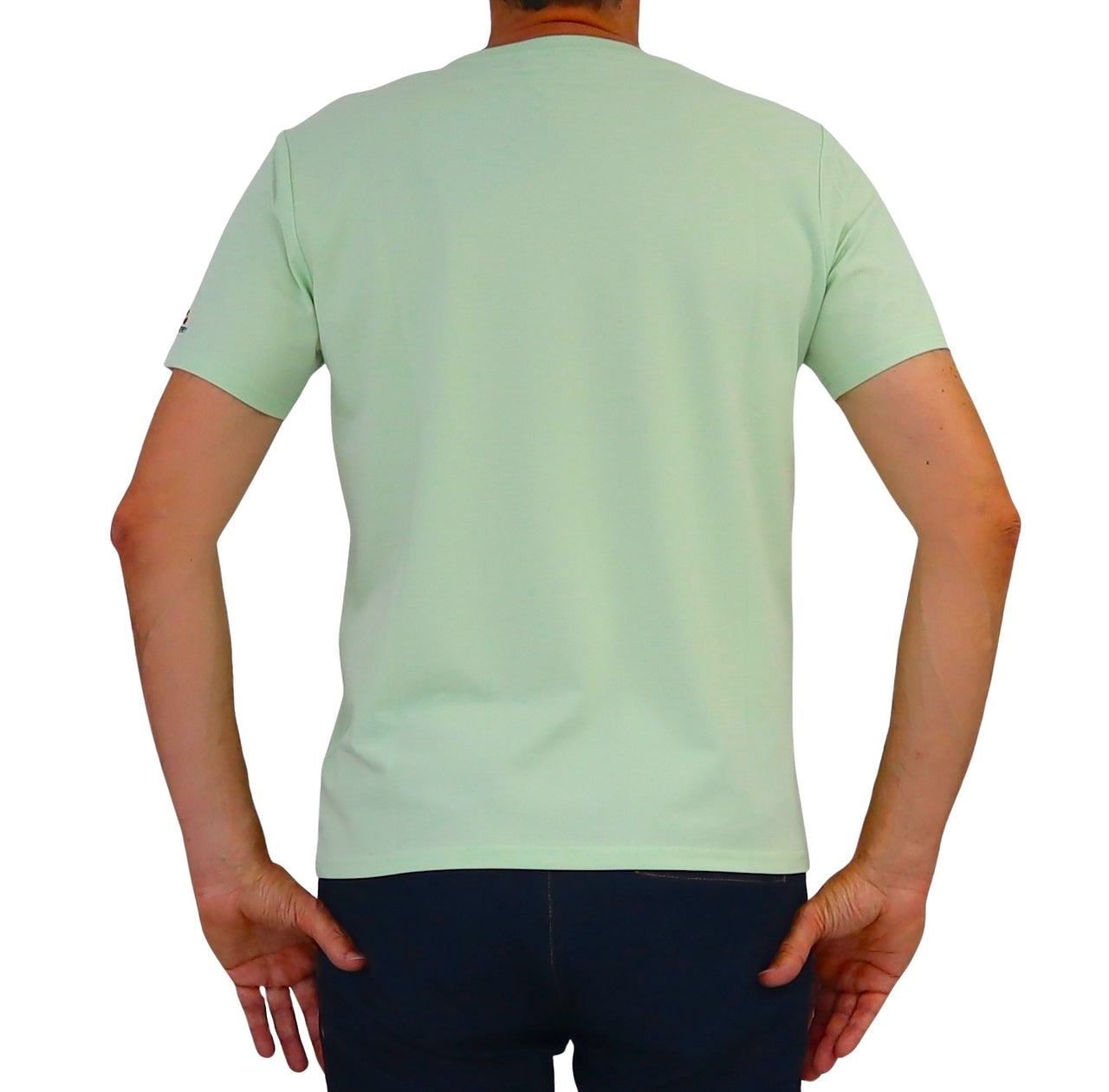 PEUTEREY  t-shirt uomo girocollo cotone seta ZOLE 02 PEU547099012182 651 VERDE estate 2026