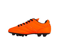 Thumbnail for RYAL scarpe calcio artigianale tacchetti fissi 75 ANNI FG TECH ARANCIO FLUO