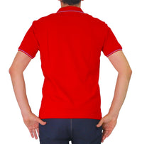 Thumbnail for HARMONT&BLAINE polo uomo cotone stretch LNQ032 020862 501 ROSSO estate 2026