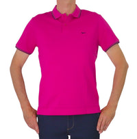 Thumbnail for HARMONT&BLAINE polo uomo manica corta cotone LNQ010 021148 511 FUCSIA estate 2026