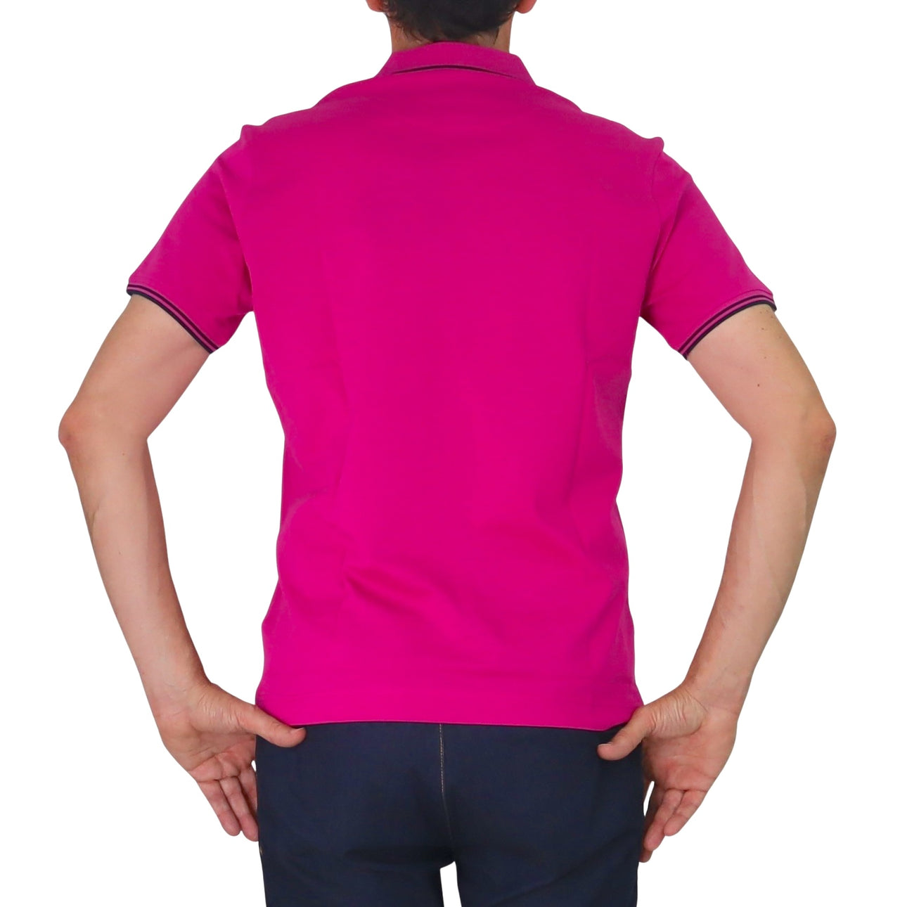 HARMONT&BLAINE polo uomo manica corta cotone LNQ010 021148 511 FUCSIA estate 2026