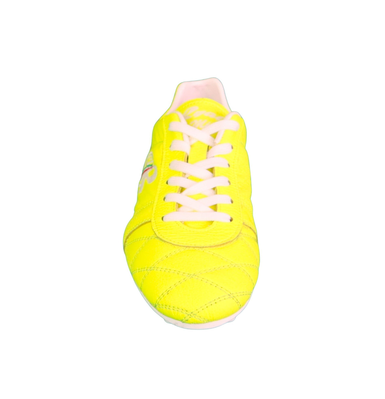 RYAL scarpe calcio bimbo pelle canguro SU MISURA JUNIOR FG GIALLO FLUO luglio 2023