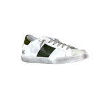 2STAR scarpe sneaker uomo pelle low 2SU4003 035 BIANCO VERDE inverno 2023