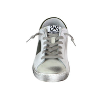 Thumbnail for 2STAR scarpe sneaker uomo pelle low 2SU4003 035 BIANCO VERDE inverno 2023