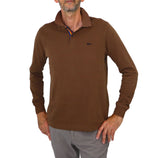 HARMONT&BLAINE polo uomo manica lunga LRK358 021109 725 MARRONE inverno 2023