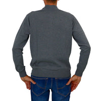 Thumbnail for HARMONT&BLAINE maglione uomo mezza zip HRK014 030788 905 GRIGIO inverno 2023