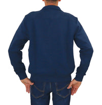 Thumbnail for HARMONT&BLAINE felpa uomo full zip cotone FRK074 021262 801 BLU inverno 2023