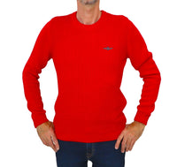 Thumbnail for AERONAUTICA MILITARE maglione uomo cotone 232MA1453L409 19307 ROSSO inverno 2023