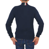 AERONAUTICA MILITARE maglione uomo cotone 232MA1452L409 08358 BLU inverno 2023