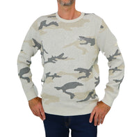 Thumbnail for AERONAUTICA MILITARE maglione uomo cotone 232MA1475L513 94409 BEIGE inverno 2023
