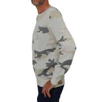 Thumbnail for AERONAUTICA MILITARE maglione uomo cotone 232MA1475L513 94409 BEIGE inverno 2023