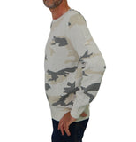 AERONAUTICA MILITARE maglione uomo cotone 232MA1475L513 94409 BEIGE inverno 2023