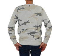 Thumbnail for AERONAUTICA MILITARE maglione uomo cotone 232MA1475L513 94409 BEIGE inverno 2023