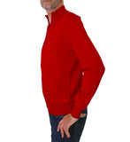 AERONAUTICA MILITARE maglione uomo zip 232MA1389L415 19308 ROSSO inverno 2023