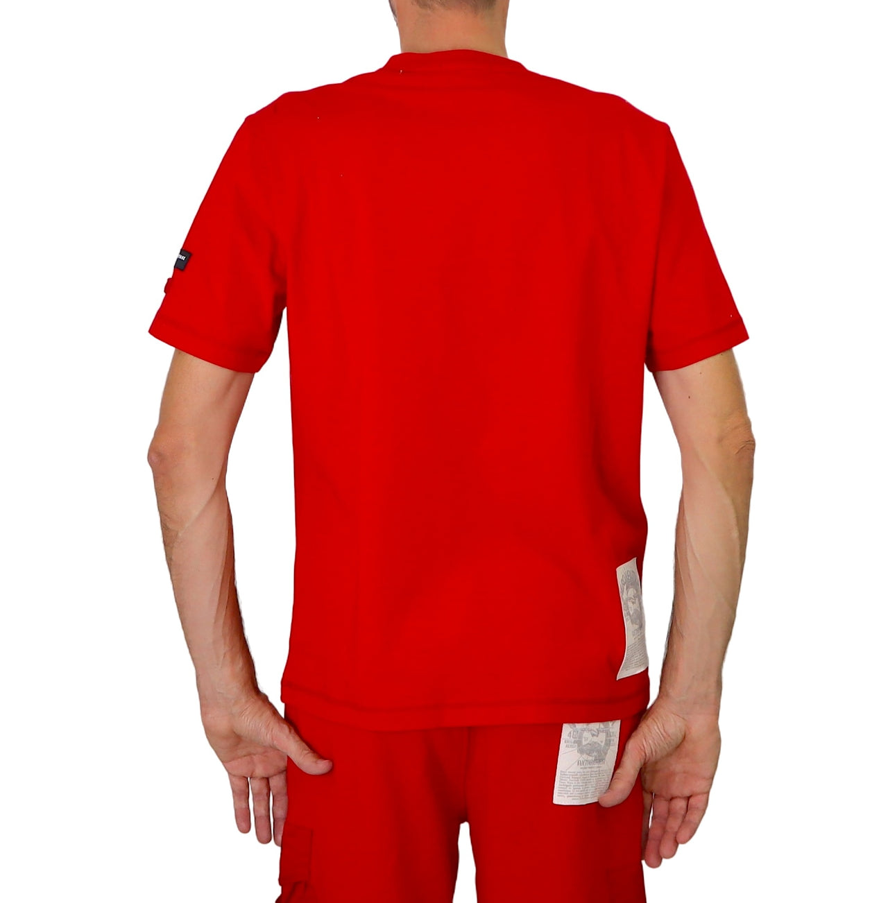 AERONAUTICA MILITARE t-shirt uomo cotone 232TS2143J611 19307 ROSSO inverno 2023