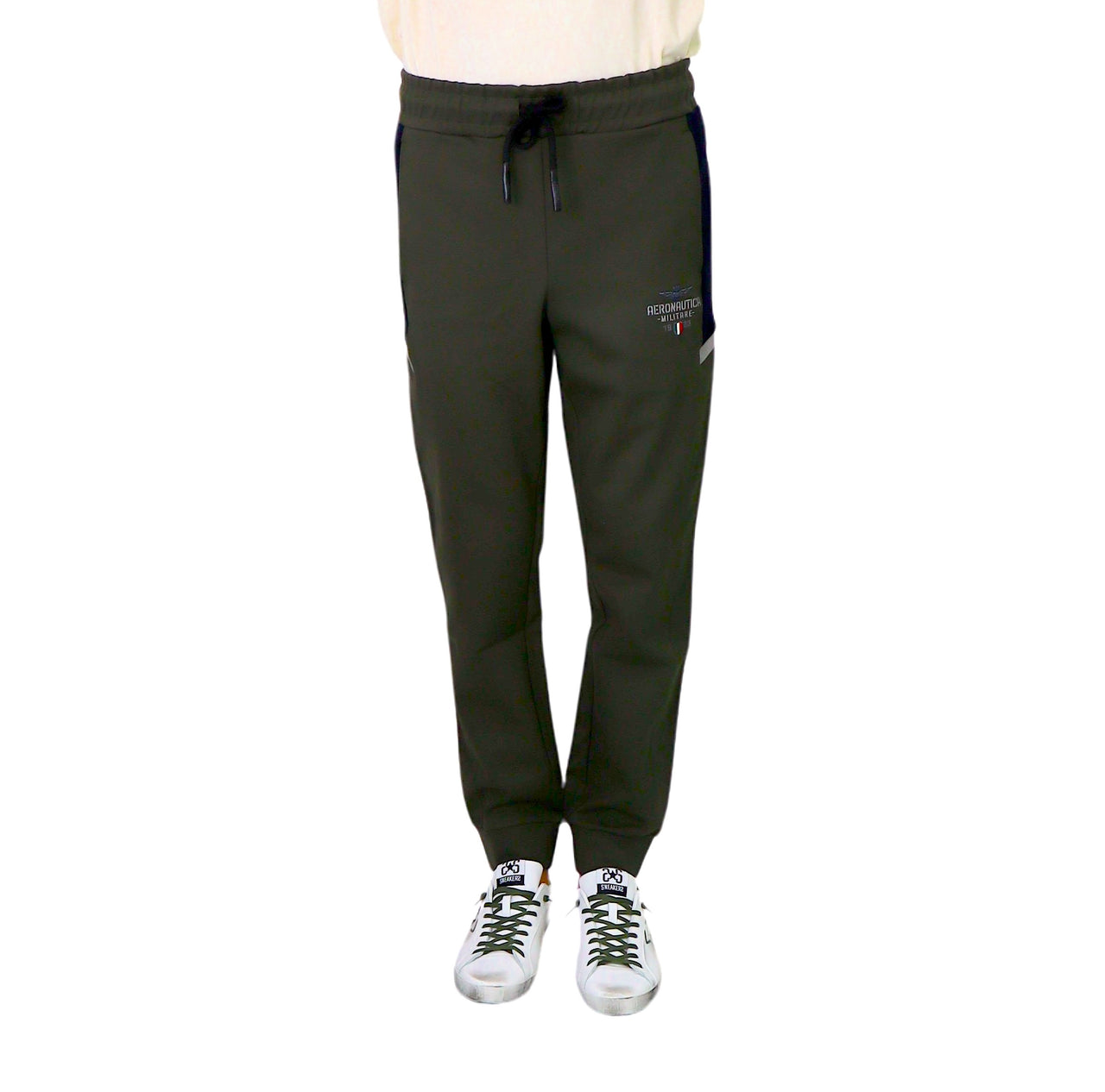 AERONAUTICA MILITARE pantaloni uomo felpa 232PF899F528 39295 VERDE inverno 2023