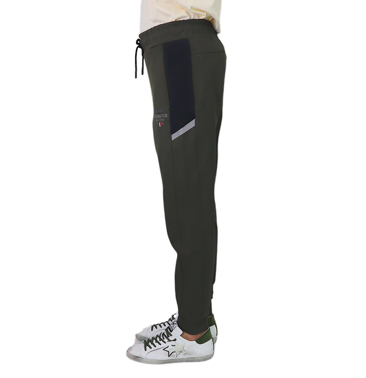 AERONAUTICA MILITARE pantaloni uomo felpa 232PF899F528 39295 VERDE inverno 2023