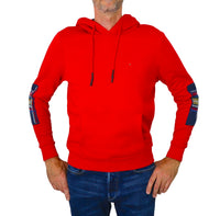 Thumbnail for SHOCKLY felpa uomo cotone cappuccio F OSLO HOOD 7F1609 ROSSO inverno 2023