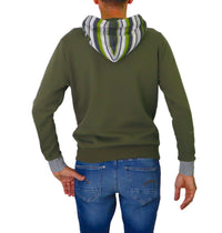 Thumbnail for SHOCKLY felpa uomo cotone cappuccio F MADRID HOOD 7F1807 VERDE inverno 2023