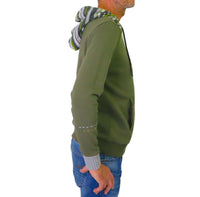 Thumbnail for SHOCKLY felpa uomo cotone cappuccio F MADRID HOOD 7F1807 VERDE inverno 2023
