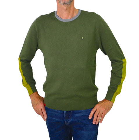 SHOCKLY maglione uomo girocollo CERVINIA ROUND 7M5223 TYROL VERDE inverno 2023