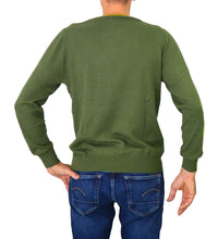 Thumbnail for SHOCKLY maglione uomo girocollo CERVINIA ROUND 7M5223 TYROL VERDE inverno 2023