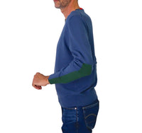 Thumbnail for SHOCKLY maglione uomo girocollo CERVINIA ROUND 7M5213 DENIM CELESTE inverno 2023