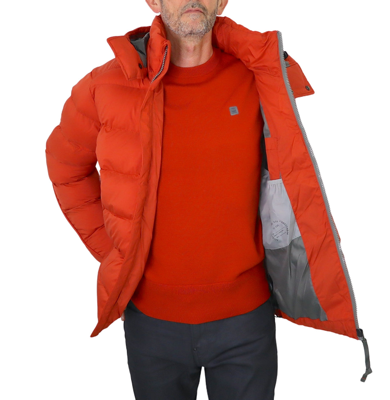 G-STAR RAW giubbotto uomo G-WHISTLER D20100 D199 G052 33 ARANCIO inverno 2023