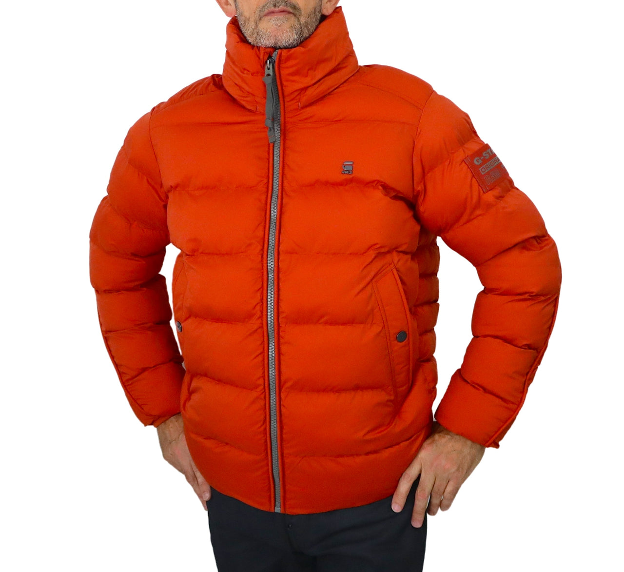 G-STAR RAW giubbotto uomo G-WHISTLER D20100 D199 G052 33 ARANCIO inverno 2023