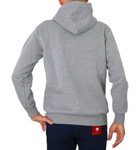 Thumbnail for EQUIPE 55 felpa uomo cotone cappuccio HOE 114 OBELIX GRIGIO inverno 2023