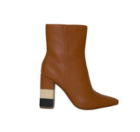 Thumbnail for MENBUR stivali bassi donna a punta tacco alto 24485 0044 CAMMELLO inverno 2023