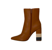 Thumbnail for MENBUR stivali bassi donna a punta tacco alto 24485 0044 CAMMELLO inverno 2023