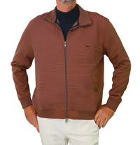 Thumbnail for HARMONT&BLAINE felpa uomo full zip cotone FRK074 021262 725 MARRONE inverno 2023