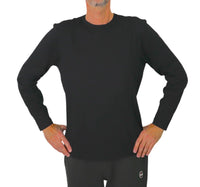 Thumbnail for COLMAR t-shirt uomo manica lunga cotone 7541 6SH FRIDA 99 NERO inverno 2023