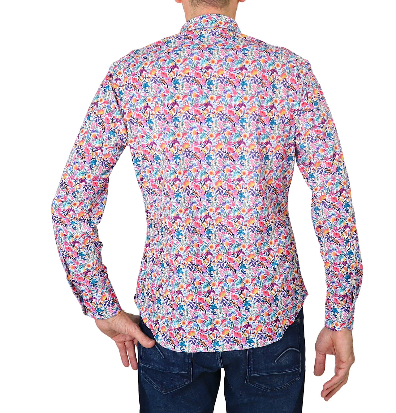 RE-DO IT camicia uomo no stiro collo francese UOMO F0030 MULTICOLOR estate 2024