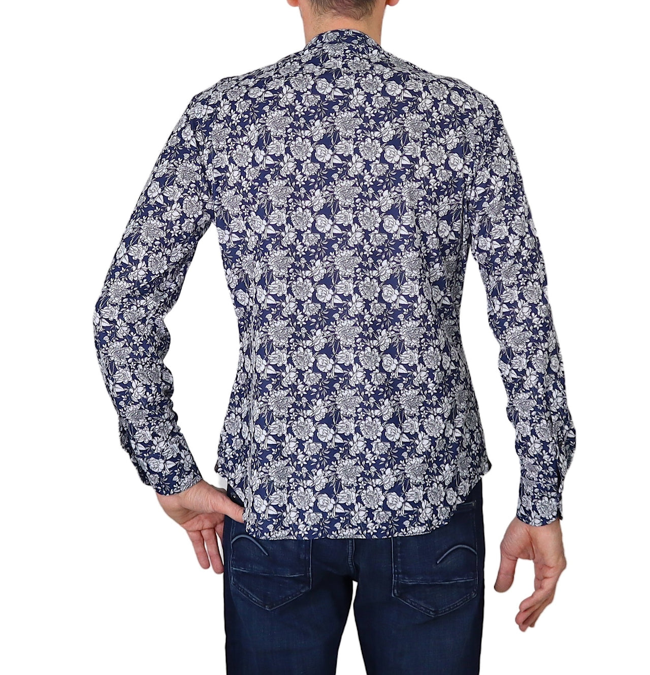 RE-DO IT camicia uomo no stiro collo coreana UOMO F0025 MULTICOLORE estate 2024