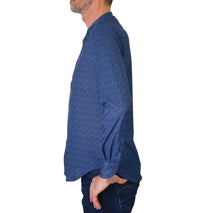 Thumbnail for RE-DO IT camicia uomo no stiro collo coreana UOMO C0074 BLU estate 2024