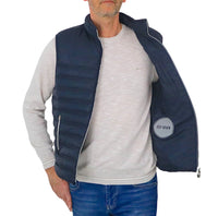 Thumbnail for HARMONT&BLAINE gilet uomo nylon imbottito K0L188 040595 801 BLU estate 2024
