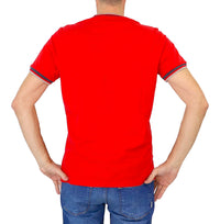 Thumbnail for HARMONT&BLAINE t-shirt uomo cotone girocollo IRL188 021223 510 ROSSO estate 2024