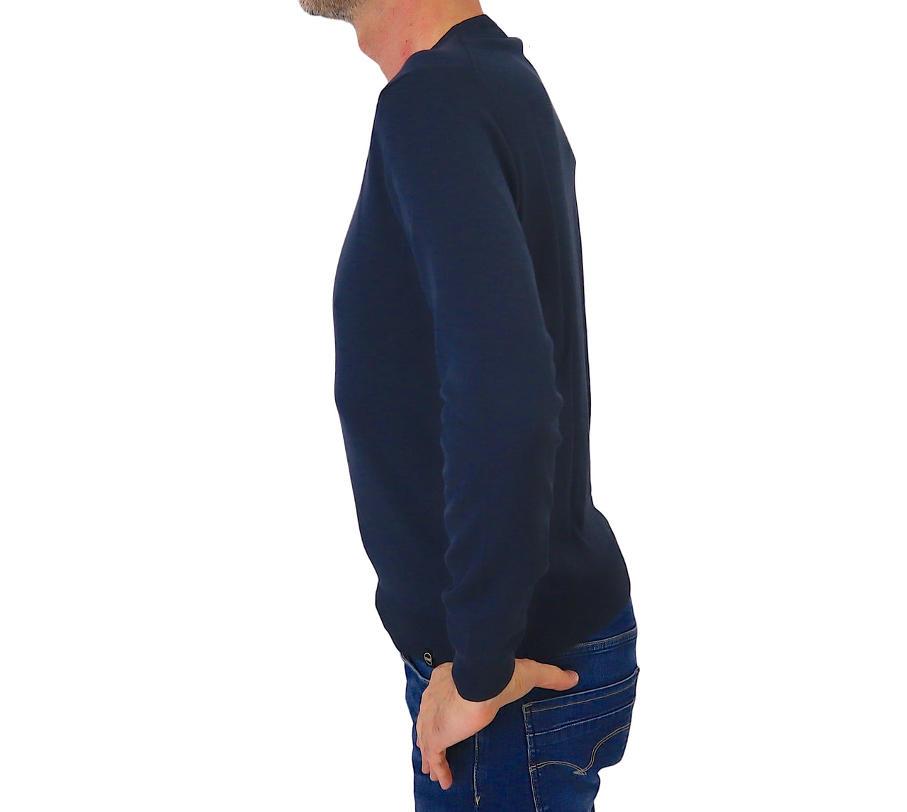 COLMAR maglione uomo cotone giro 4479T 3XM EXPLORING 68 BLU estate 2025