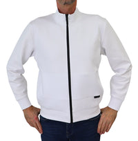 Thumbnail for COLMAR felpa uomo cotone full zip 6168 2YF UNCOUNTED 01 BIANCO estate 2024