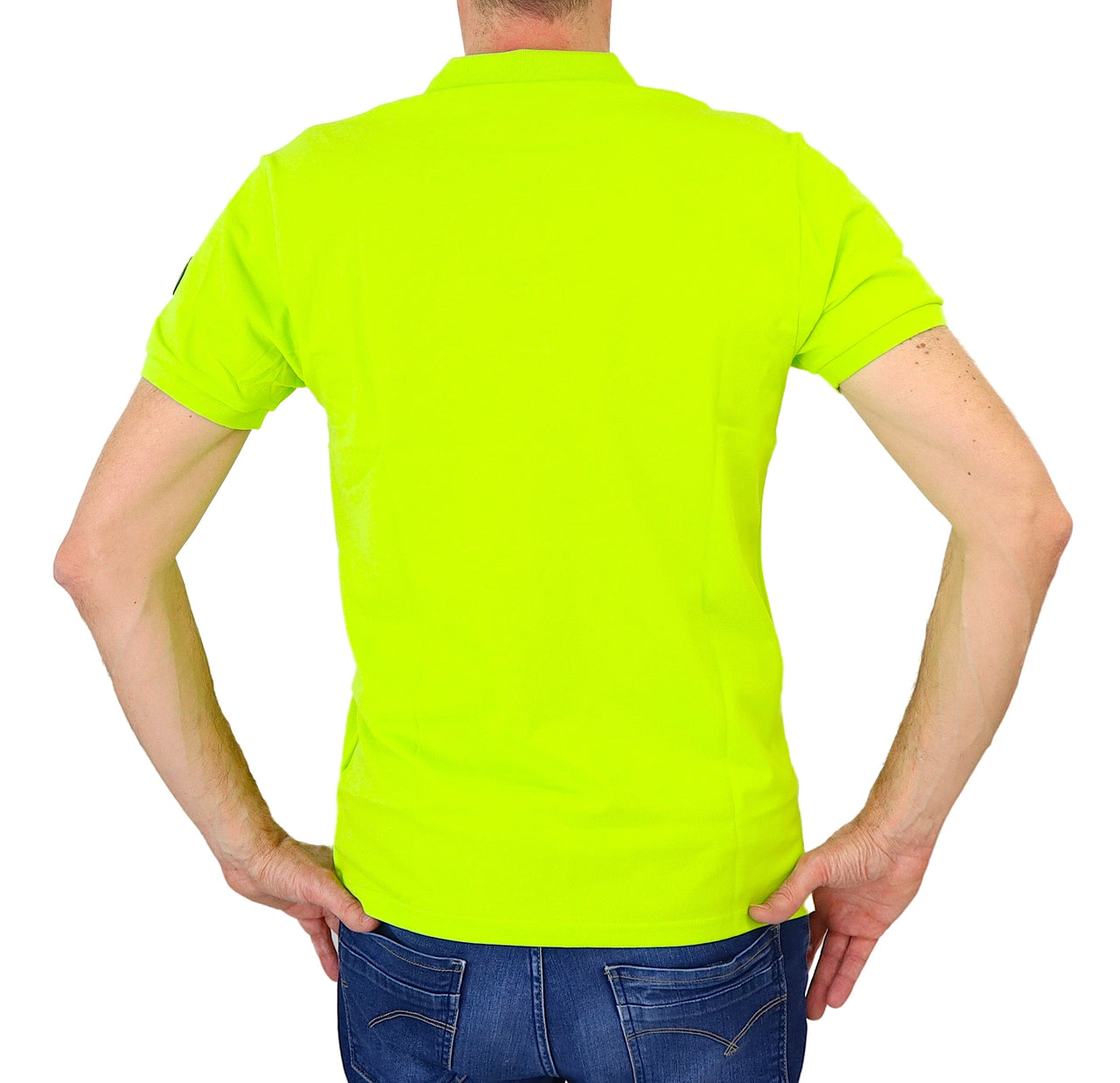 COLMAR polo uomo manica corta cotone 7646 4SH MONDAY 136 VERDE LIME estate 2024