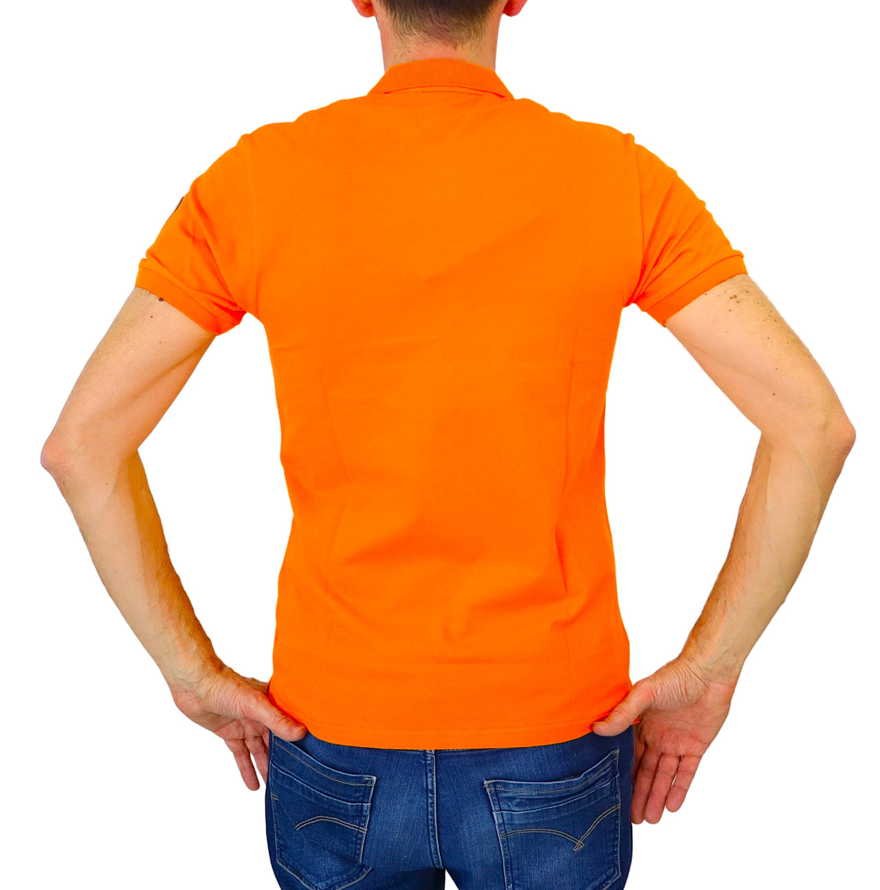 COLMAR polo uomo manica corta cotone 7646 4SH MONDAY 668 ARANCIONE estate 2024