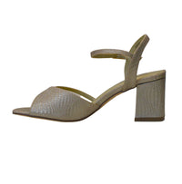 Thumbnail for MENBUR sandali donna tacco 5.5 cinturino glitter 25597 0000 ORO GOLD estate 2024