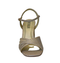Thumbnail for MENBUR sandali donna tacco 5.5 cinturino glitter 25597 0000 ORO GOLD estate 2024