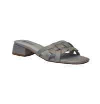 Thumbnail for MENBUR sandali donna mules glitter punta aperta 25277 0009 ARGENTO estate 2024