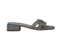 Thumbnail for MENBUR sandali donna mules glitter punta aperta 25277 0009 ARGENTO estate 2024